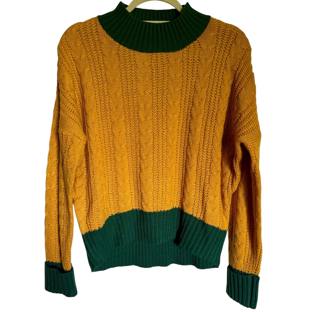 Sweewe Paris Cable Knit Sweater Size S/M